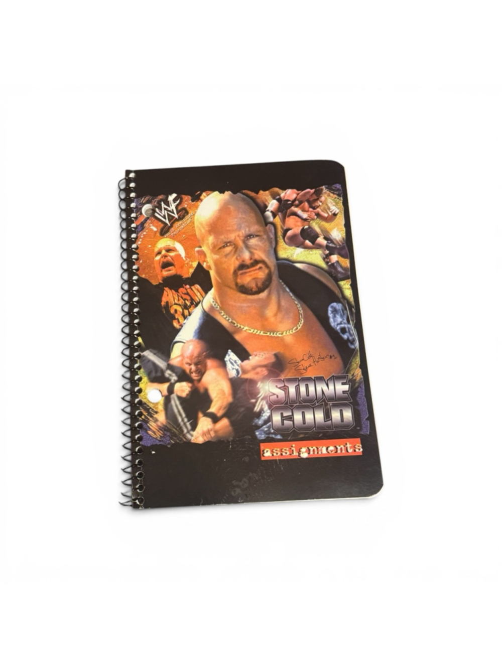 Vintage Stone Cold Steve Austin WWF Assignment Book One Size